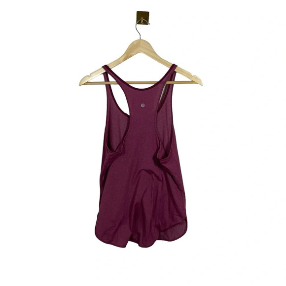 Lululemon What The Sport Racerback Singlet in Maroon Size 4/6 - Picture 10 of 12
